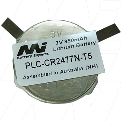 MI Battery Experts PLC-CR2477N-T5